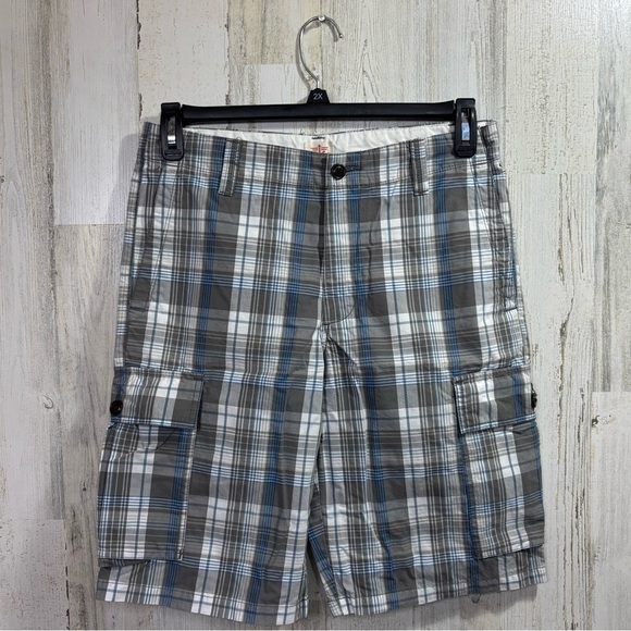 Dockers Men’s Plaid Cotton Cargo Shorts - Picture 13 of 13
